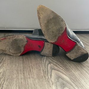 CHRISTIAN LOUBOUTIN LEATHER BOOTS